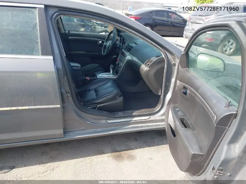 2008 Saturn Aura Xr VIN: 1G8ZV57728F171960 Lot: 42582231