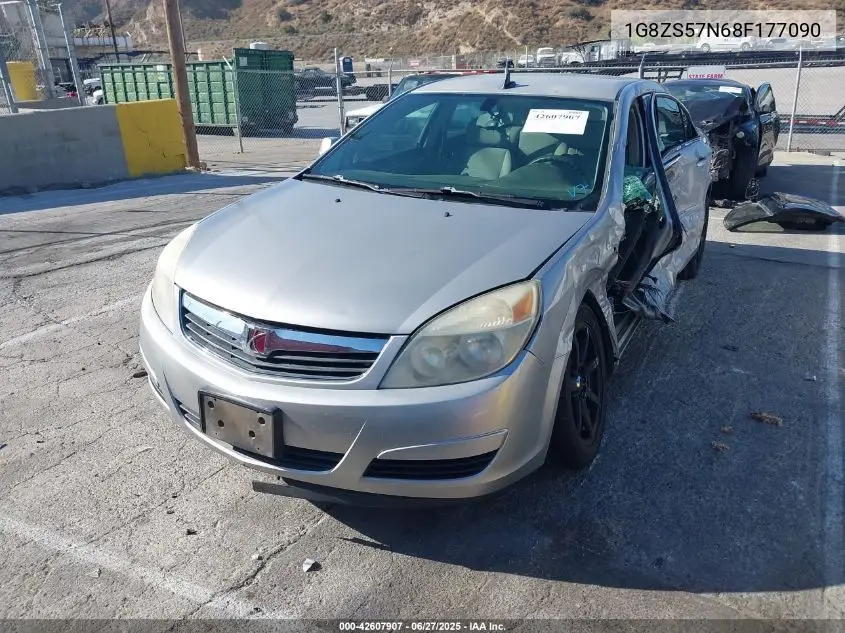 2008 Saturn Aura Xe VIN: 1G8ZS57N68F177090 Lot: 42607907