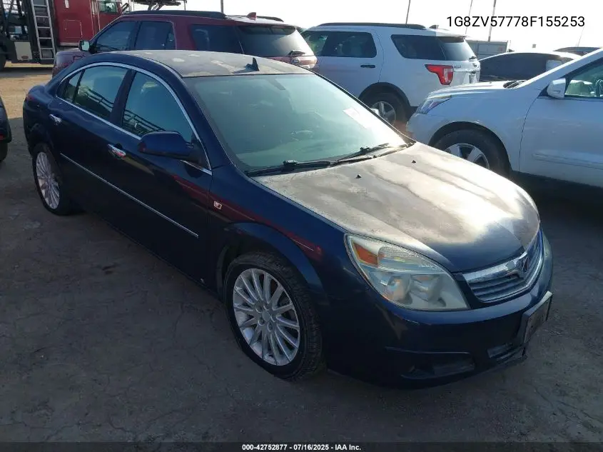 2008 Saturn Aura Xr VIN: 1G8ZV57778F155253 Lot: 42752877