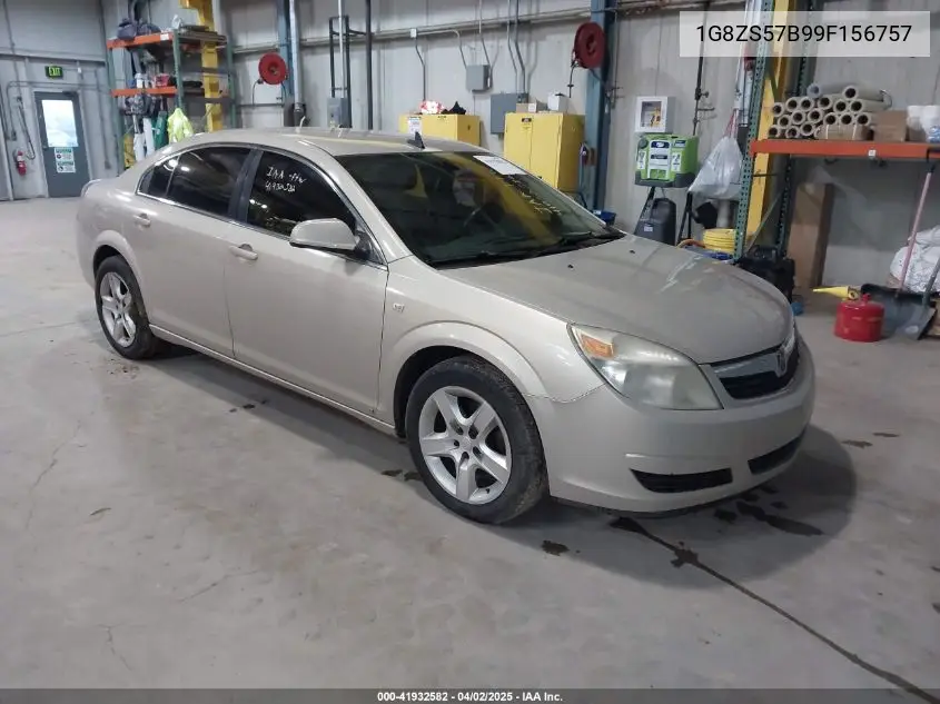2009 Saturn Aura Xe VIN: 1G8ZS57B99F156757 Lot: 41932582