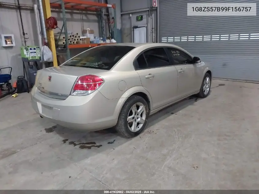 2009 Saturn Aura Xe VIN: 1G8ZS57B99F156757 Lot: 41932582