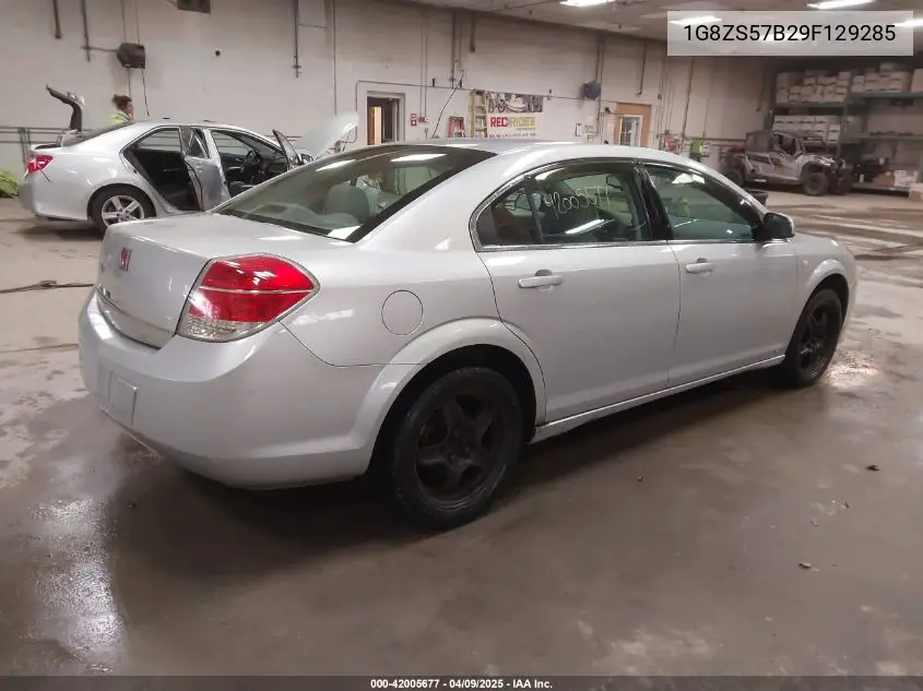 2009 Saturn Aura Xe VIN: 1G8ZS57B29F129285 Lot: 42005677