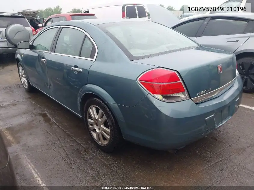 2009 Saturn Aura Xr VIN: 1G8ZV57B49F210196 Lot: 42106730