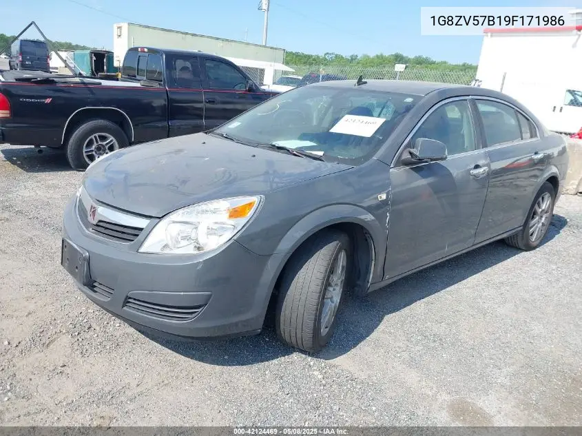 2009 Saturn Aura Xr VIN: 1G8ZV57B19F171986 Lot: 42124469
