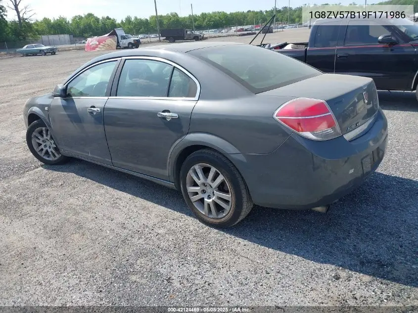 2009 Saturn Aura Xr VIN: 1G8ZV57B19F171986 Lot: 42124469