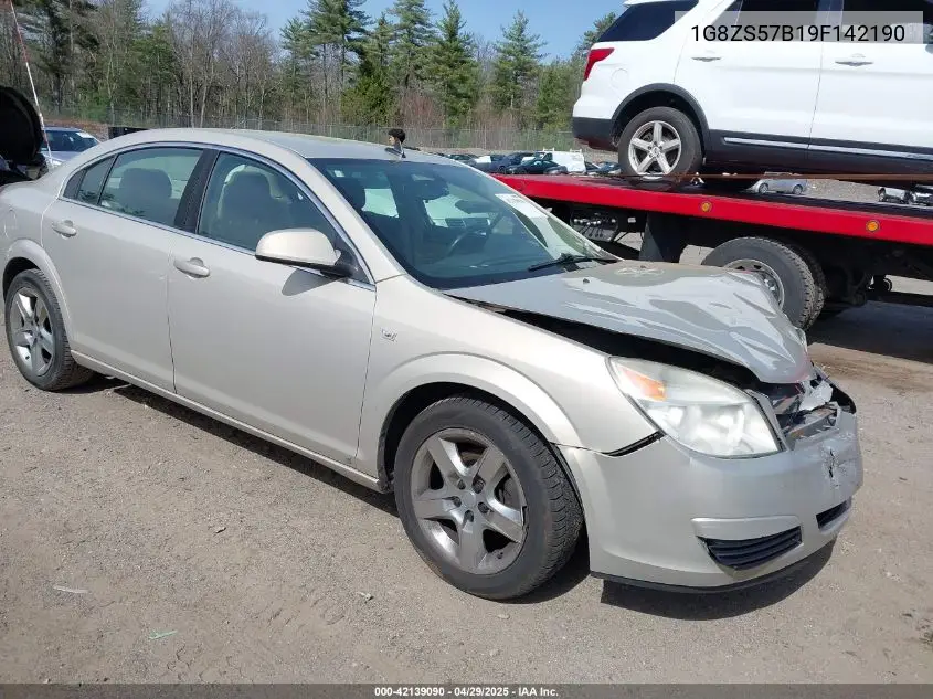 2009 Saturn Aura Xe VIN: 1G8ZS57B19F142190 Lot: 42139090