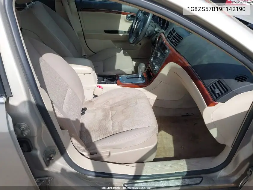 2009 Saturn Aura Xe VIN: 1G8ZS57B19F142190 Lot: 42139090