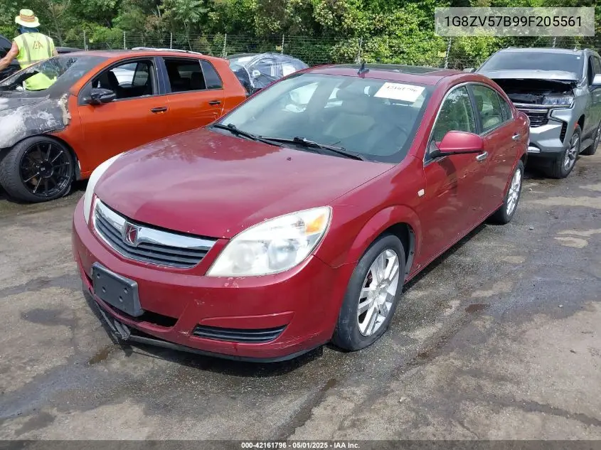 2009 Saturn Aura Xr VIN: 1G8ZV57B99F205561 Lot: 42161796