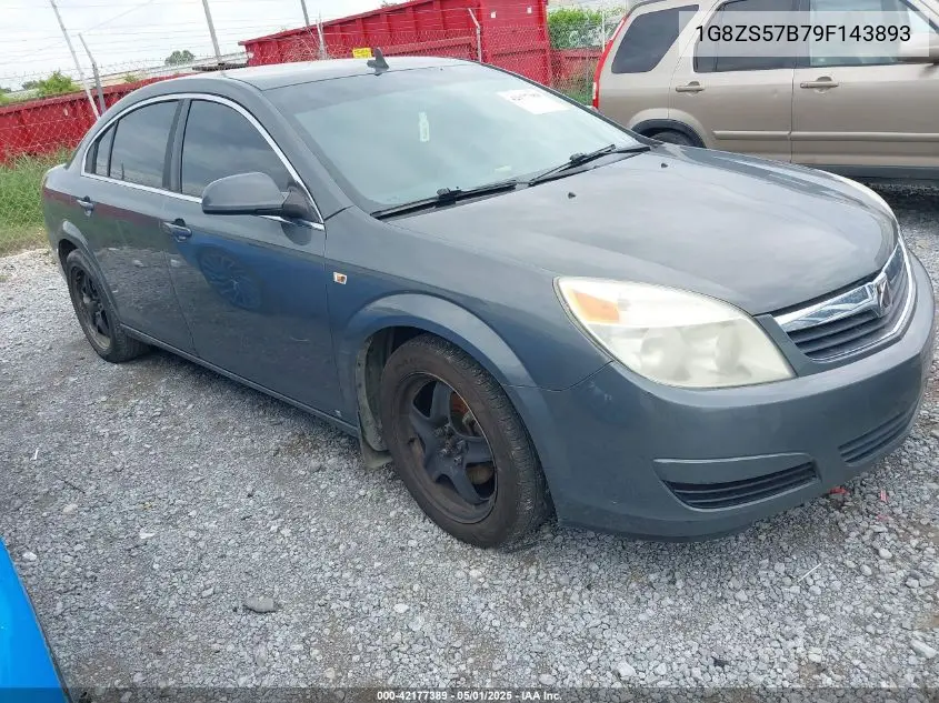 2009 Saturn Aura Xe VIN: 1G8ZS57B79F143893 Lot: 42177389
