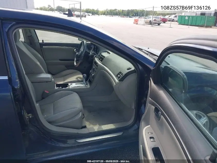 2009 Saturn Aura Xe VIN: 1G8ZS57B69F136126 Lot: 42197120
