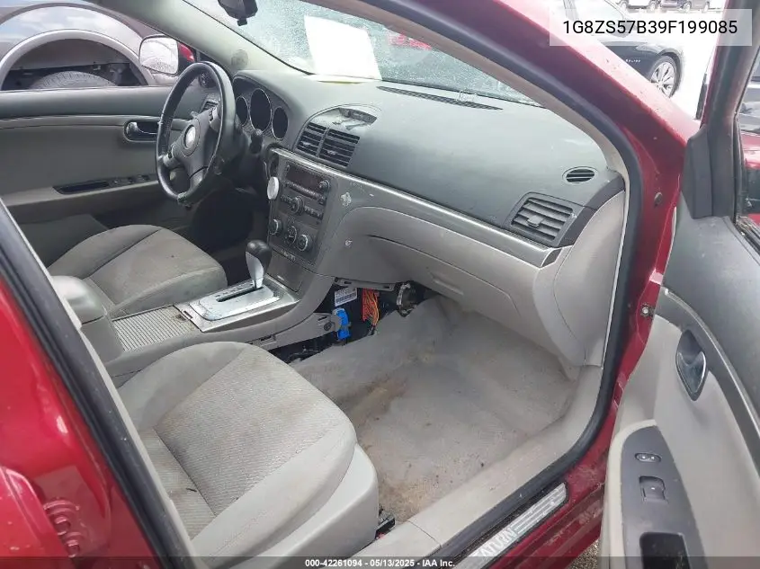 2009 Saturn Aura Xe VIN: 1G8ZS57B39F199085 Lot: 42261094