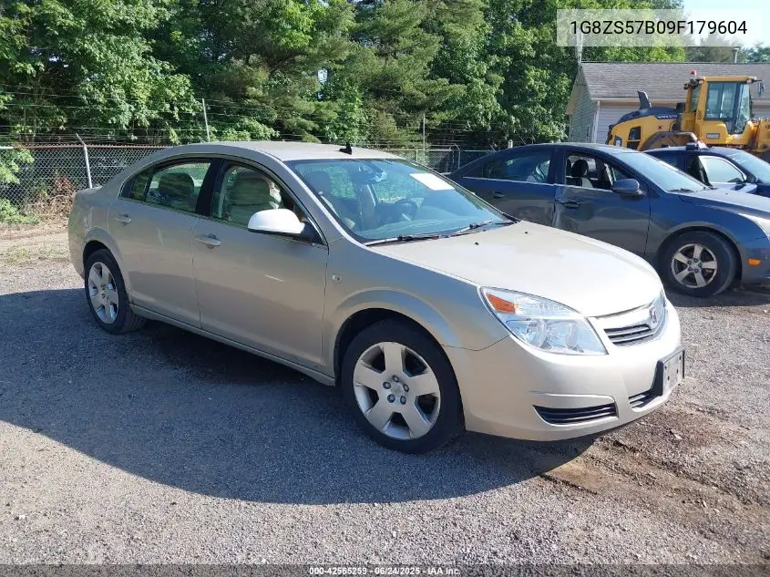 2009 Saturn Aura Xe VIN: 1G8ZS57B09F179604 Lot: 42565259