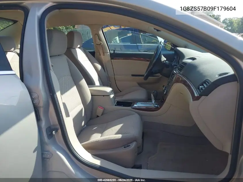 2009 Saturn Aura Xe VIN: 1G8ZS57B09F179604 Lot: 42565259