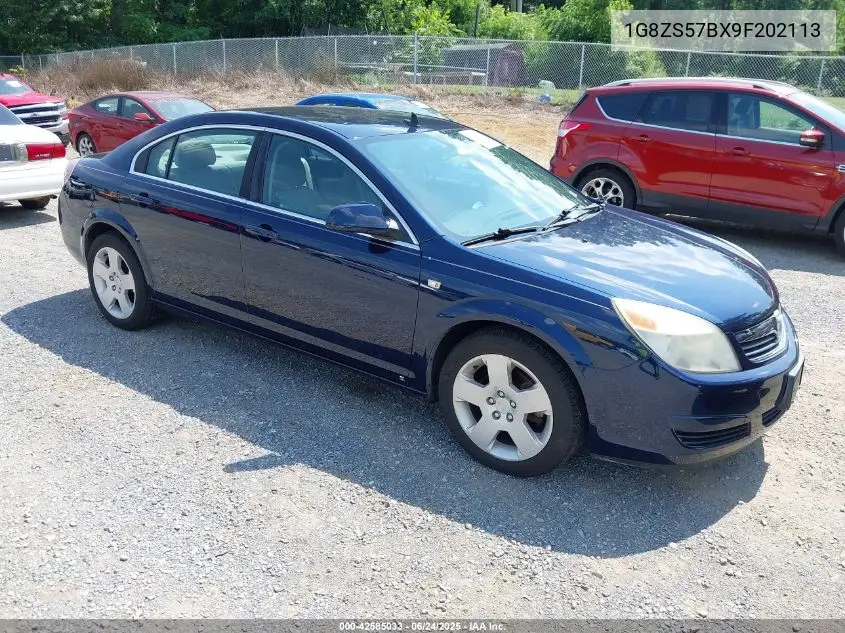 2009 Saturn Aura Xe VIN: 1G8ZS57BX9F202113 Lot: 42585033