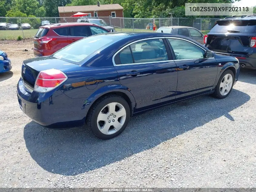 2009 Saturn Aura Xe VIN: 1G8ZS57BX9F202113 Lot: 42585033