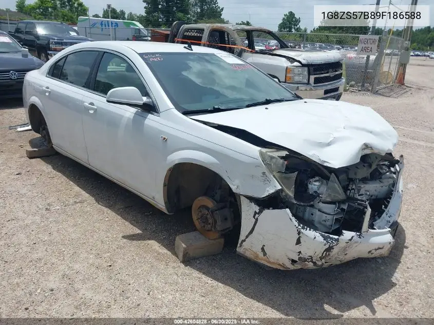 2009 Saturn Aura Xe VIN: 1G8ZS57B89F186588 Lot: 42604828