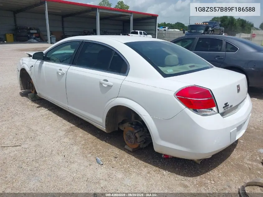 2009 Saturn Aura Xe VIN: 1G8ZS57B89F186588 Lot: 42604828