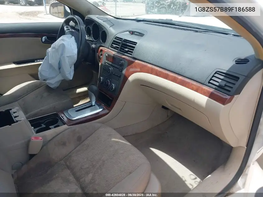2009 Saturn Aura Xe VIN: 1G8ZS57B89F186588 Lot: 42604828