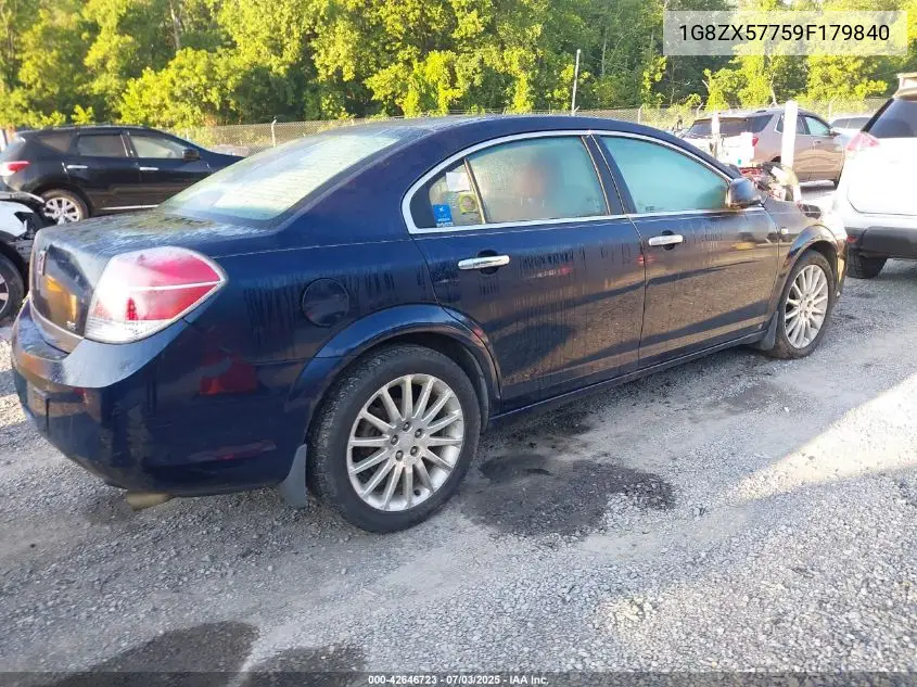 2009 Saturn Aura Xr VIN: 1G8ZX57759F179840 Lot: 42646723