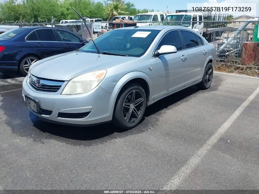 2009 Saturn Aura Xe VIN: 1G8ZS57B19F173259 Lot: 42656107