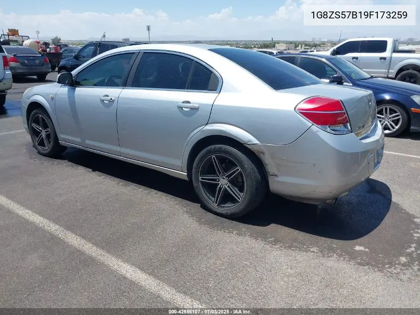 2009 Saturn Aura Xe VIN: 1G8ZS57B19F173259 Lot: 42656107