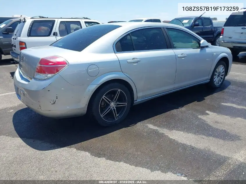 2009 Saturn Aura Xe VIN: 1G8ZS57B19F173259 Lot: 42656107