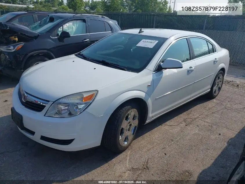 2009 Saturn Aura Xe VIN: 1G8ZS57B79F228197 Lot: 42681002