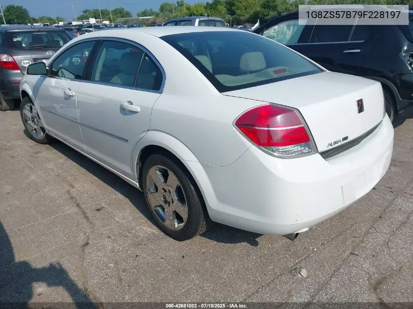 2009 Saturn Aura Xe VIN: 1G8ZS57B79F228197 Lot: 42681002