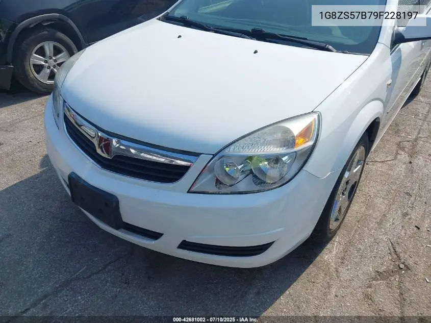 2009 Saturn Aura Xe VIN: 1G8ZS57B79F228197 Lot: 42681002