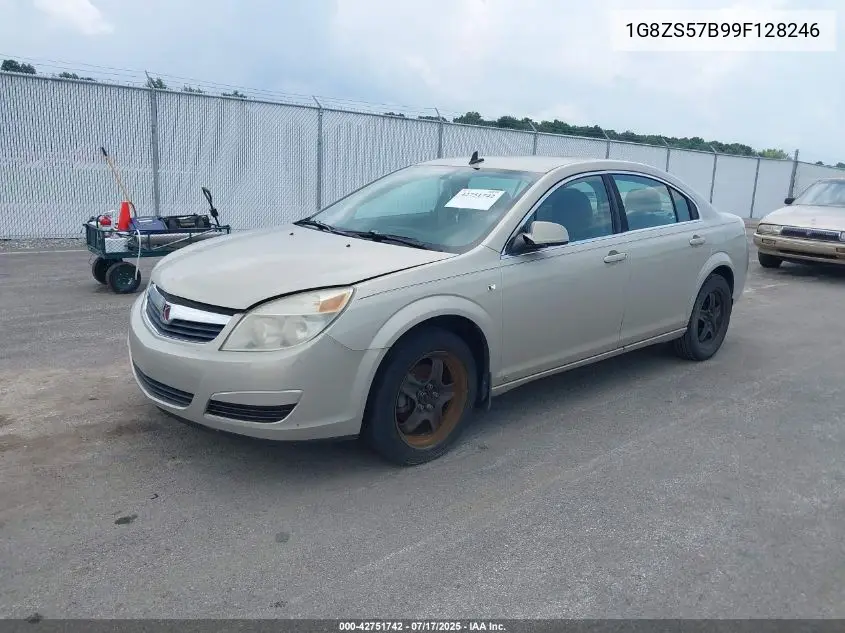 2009 Saturn Aura Xe VIN: 1G8ZS57B99F128246 Lot: 42751742
