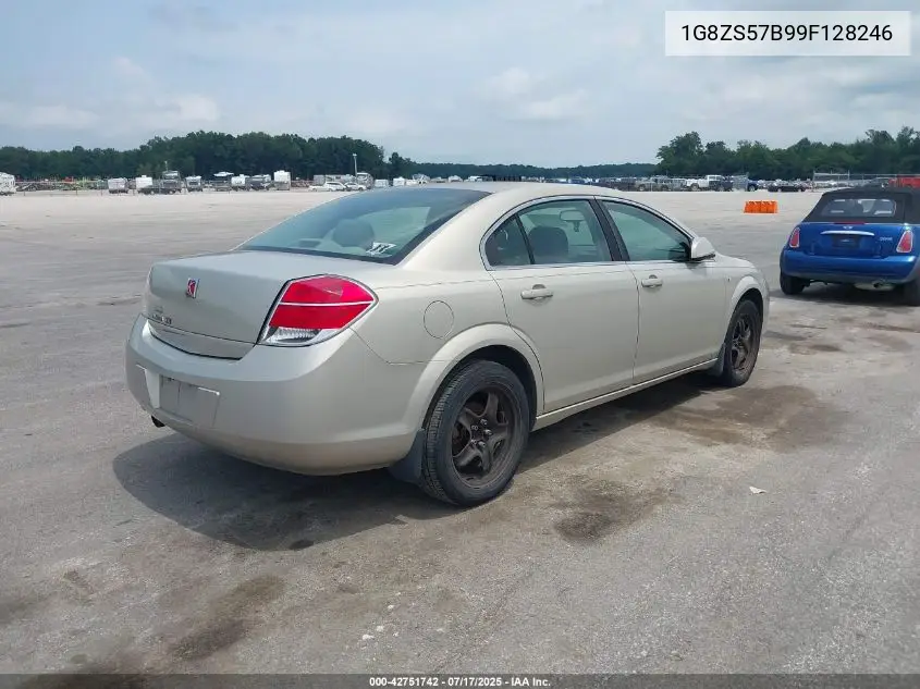 2009 Saturn Aura Xe VIN: 1G8ZS57B99F128246 Lot: 42751742