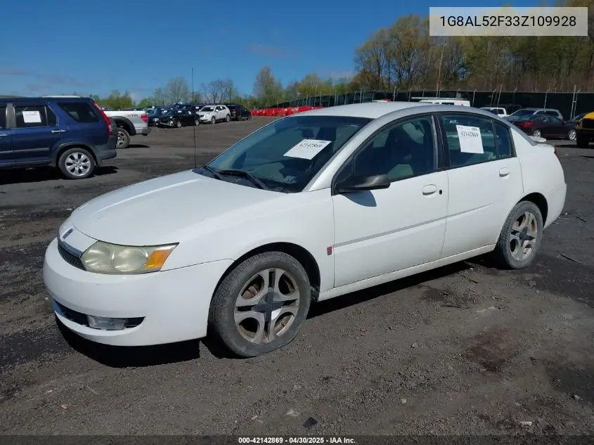 2003 Saturn Ion 3 VIN: 1G8AL52F33Z109928 Lot: 42142869