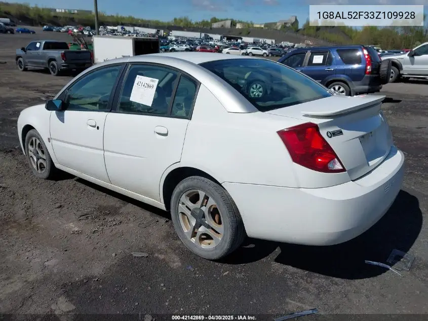 2003 Saturn Ion 3 VIN: 1G8AL52F33Z109928 Lot: 42142869