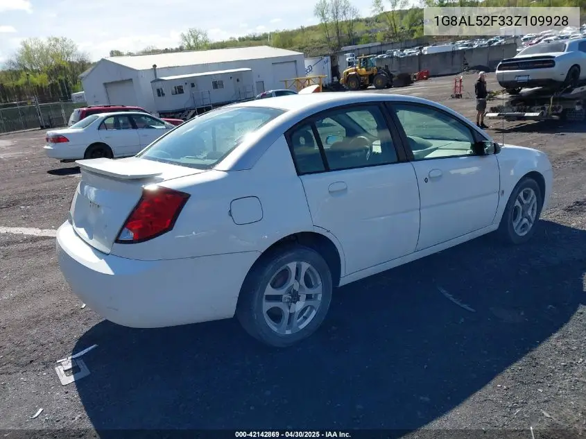 2003 Saturn Ion 3 VIN: 1G8AL52F33Z109928 Lot: 42142869