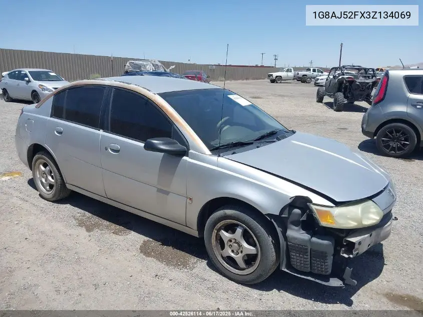 2003 Saturn Ion 2 VIN: 1G8AJ52FX3Z134069 Lot: 42526114