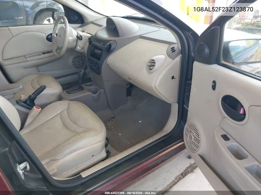 2003 Saturn Ion 3 VIN: 1G8AL52F23Z123870 Lot: 42527308
