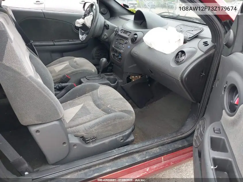 2003 Saturn Ion 3 VIN: 1G8AW12F73Z179674 Lot: 42688591