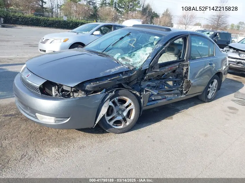 2004 Saturn Ion 3 VIN: 1G8AL52F14Z215828 Lot: 41795189