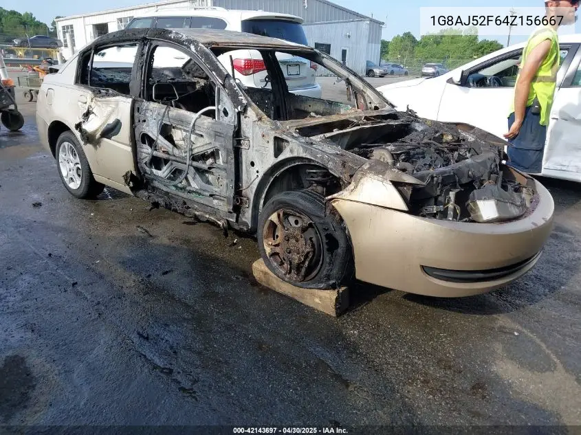 2004 Saturn Ion 2 VIN: 1G8AJ52F64Z156667 Lot: 42143697