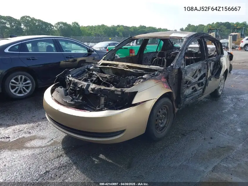 2004 Saturn Ion 2 VIN: 1G8AJ52F64Z156667 Lot: 42143697