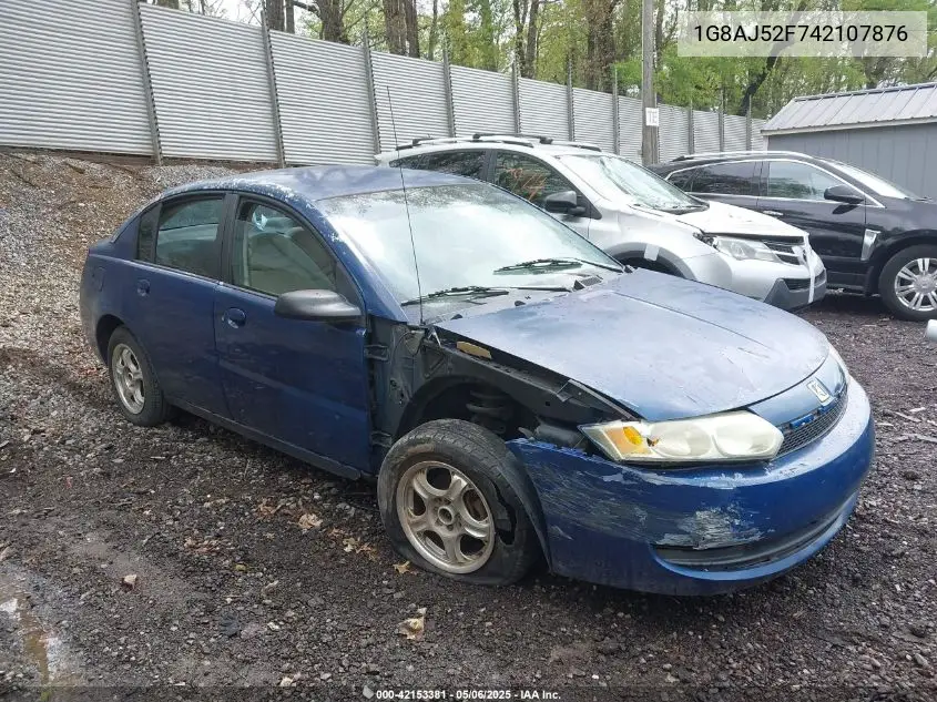 2004 Saturn Ion Level 2 VIN: 1G8AJ52F742107876 Lot: 42153381