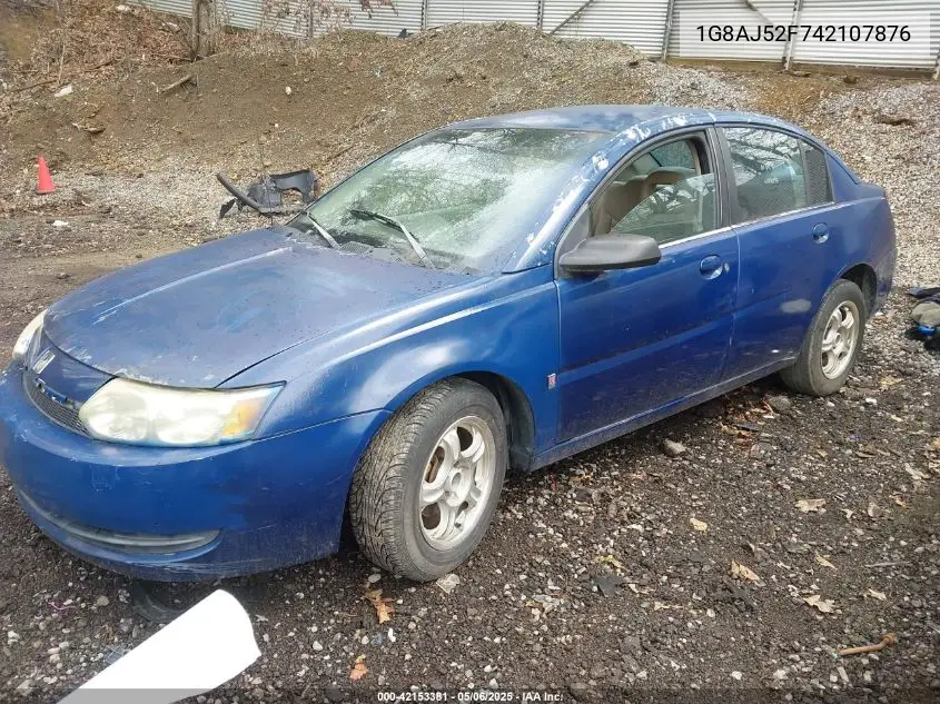 2004 Saturn Ion Level 2 VIN: 1G8AJ52F742107876 Lot: 42153381