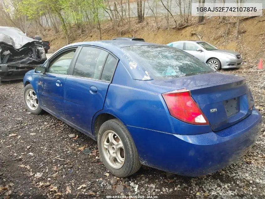 2004 Saturn Ion Level 2 VIN: 1G8AJ52F742107876 Lot: 42153381