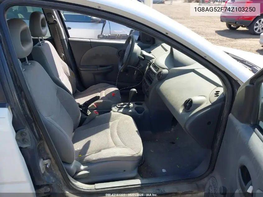 2004 Saturn Ion 1 VIN: 1G8AG52F74Z103250 Lot: 42161323