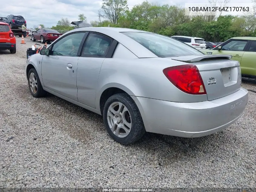 2004 Saturn Ion 2 VIN: 1G8AM12F64Z170763 Lot: 42198156