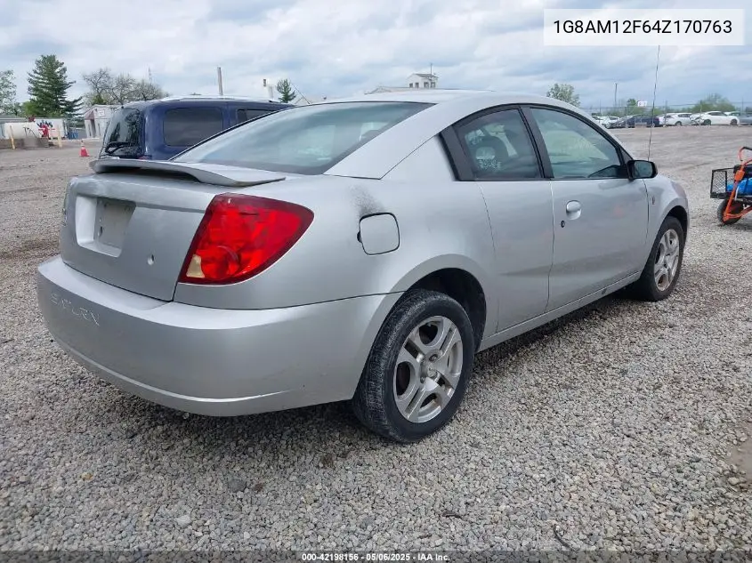 2004 Saturn Ion 2 VIN: 1G8AM12F64Z170763 Lot: 42198156