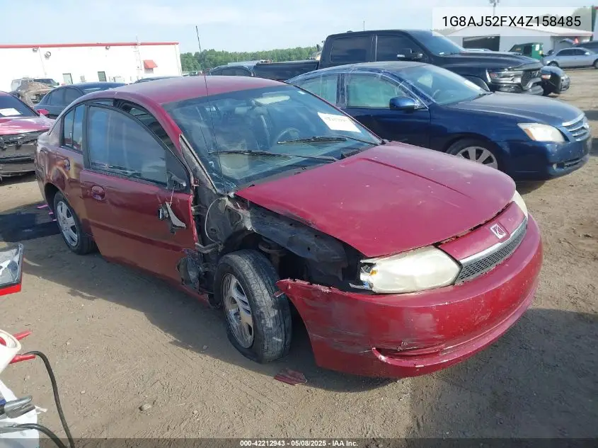 2004 Saturn Ion 2 VIN: 1G8AJ52FX4Z158485 Lot: 42212943