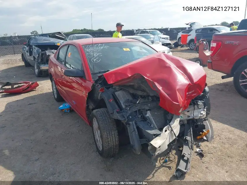 2004 Saturn Ion 2 VIN: 1G8AN12F84Z127121 Lot: 42493502
