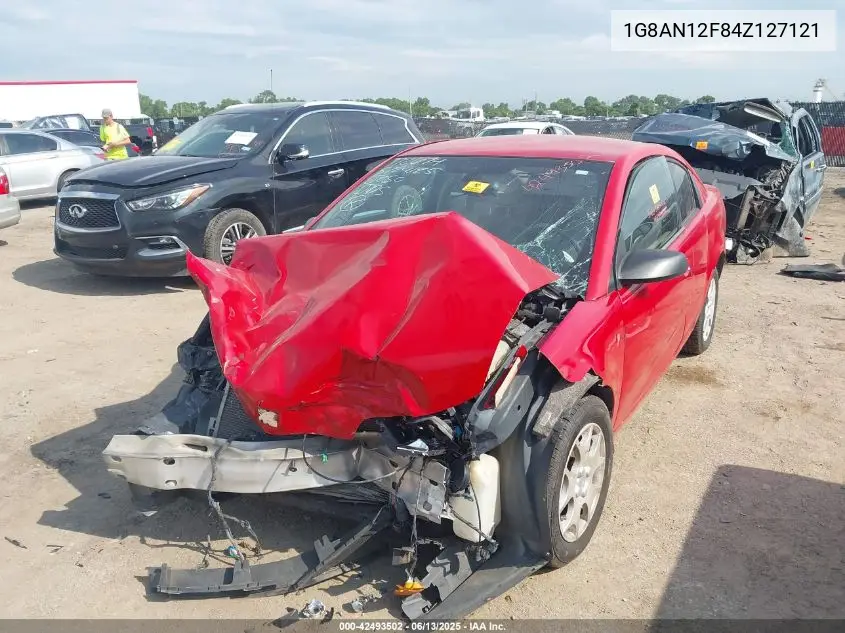 2004 Saturn Ion 2 VIN: 1G8AN12F84Z127121 Lot: 42493502