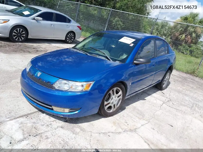 2004 Saturn Ion 3 VIN: 1G8AL52FX4Z154673 Lot: 42563061